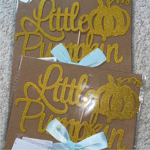 Fall First Birthday Party Decor - One & Little Pumpkin - Picture 3 of 3